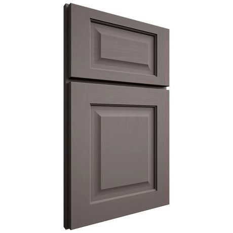 Shiloh Cabinetry Full Overlay Square Raised Poplar Plain Cut Heatherstone Door