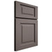 Shiloh Cabinetry Full Overlay Square Raised Poplar Plain Cut Heatherstone Door