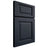 Shiloh Cabinetry Full Overlay Square Raised Poplar Plain Cut Hudson Door