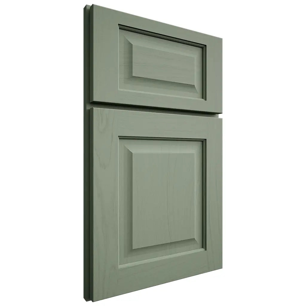 Shiloh Cabinetry Full Overlay Square Raised Poplar Plain Cut Moss Door