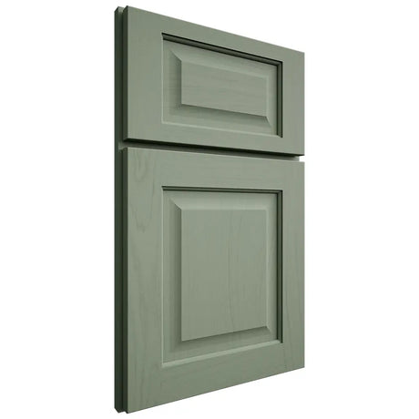 Shiloh Cabinetry Full Overlay Square Raised Poplar Plain Cut Moss Door