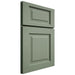 Shiloh Cabinetry Full Overlay Square Raised Poplar Plain Cut Moss Door