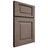 Shiloh Cabinetry Full Overlay Square Raised Poplar Plain Cut River Rock Door
