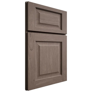Shiloh Cabinetry Full Overlay Square Raised Poplar Plain Cut River Rock Door