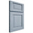 Shiloh Cabinetry Full Overlay Square Raised Poplar Plain Cut Sky Door