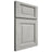 Shiloh Cabinetry Full Overlay Square Raised Poplar Plain Cut Stratus Door