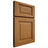 Shiloh Cabinetry Full Overlay Square Raised Red Oak Plain Cut Autumn Door