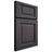 Shiloh Cabinetry Full Overlay Square Raised Red Oak Plain Cut Harbor Door