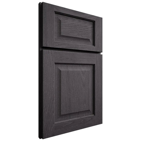 Shiloh Cabinetry Full Overlay Square Raised Red Oak Plain Cut Harbor Door