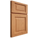 Shiloh Cabinetry Full Overlay Square Raised Red Oak Plain Cut Medium Door