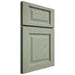 Shiloh Cabinetry Full Overlay Square Raised Red Oak Plain Cut Moss Door