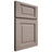 Shiloh Cabinetry Full Overlay Square Raised Red Oak Plain Cut Sterling Door