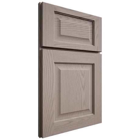 Shiloh Cabinetry Full Overlay Square Raised Red Oak Plain Cut Sterling Door