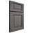 Shiloh Cabinetry Full Overlay Square Raised Walnut Plain Cut Cadet Door