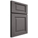 Shiloh Cabinetry Full Overlay Square Raised Walnut Plain Cut Cadet Door