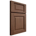 Shiloh Cabinetry Full Overlay Square Raised Walnut Plain Cut Natural Door