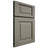 Shiloh Cabinetry Full Overlay Square Raised Walnut Plain Cut Thyme Door