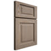 Shiloh Cabinetry Full Overlay Square Raised White Oak Plain Cut Almond Door