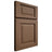 Shiloh Cabinetry Full Overlay Square Raised White Oak Plain Cut Autumn Door