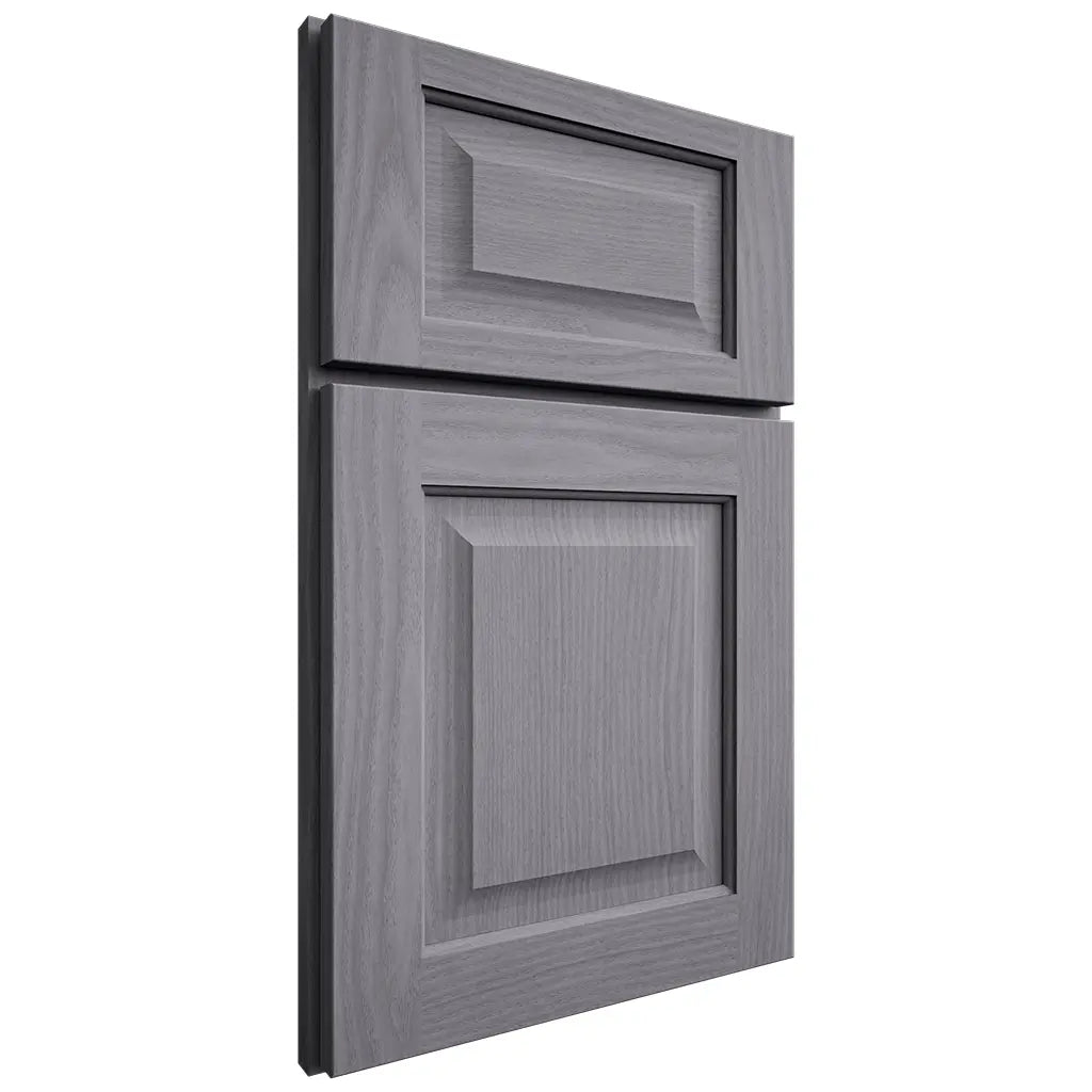 Shiloh Cabinetry Full Overlay Square Raised White Oak Plain Cut Cadet Door