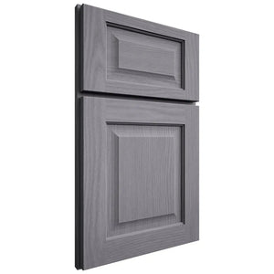 Shiloh Cabinetry Full Overlay Square Raised White Oak Plain Cut Cadet Door