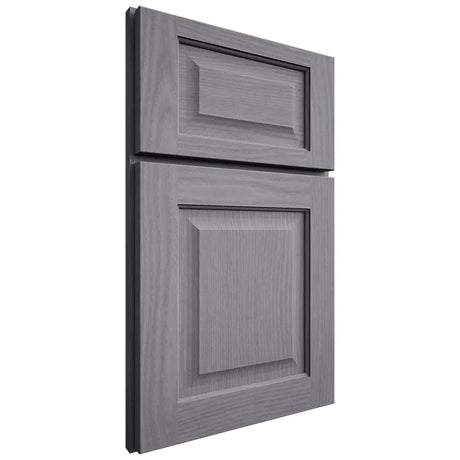Shiloh Cabinetry Full Overlay Square Raised White Oak Plain Cut Cadet Door