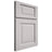 Shiloh Cabinetry Full Overlay Square Raised White Oak Plain Cut Cotton Door