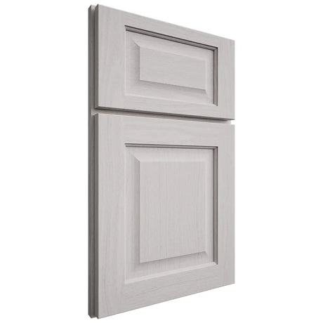 Shiloh Cabinetry Full Overlay Square Raised White Oak Plain Cut Cotton Door