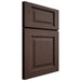 Shiloh Cabinetry Full Overlay Square Raised White Oak Plain Cut Dusk Door