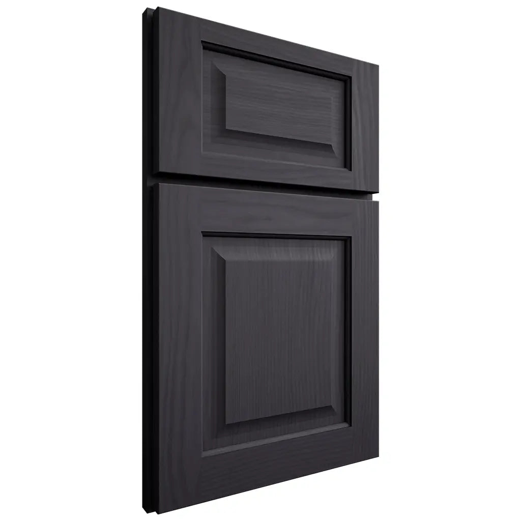 Shiloh Cabinetry Full Overlay Square Raised White Oak Plain Cut Harbor Door