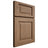 Shiloh Cabinetry Full Overlay Square Raised White Oak Plain Cut Medium Door