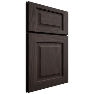Shiloh Cabinetry Full Overlay Square Raised White Oak Plain Cut Morel Door