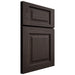 Shiloh Cabinetry Full Overlay Square Raised White Oak Plain Cut Morel Door