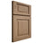 Shiloh Cabinetry Full Overlay Square Raised White Oak Plain Cut Natural Door