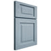Shiloh Cabinetry Full Overlay Square Raised White Oak Plain Cut Sky Door