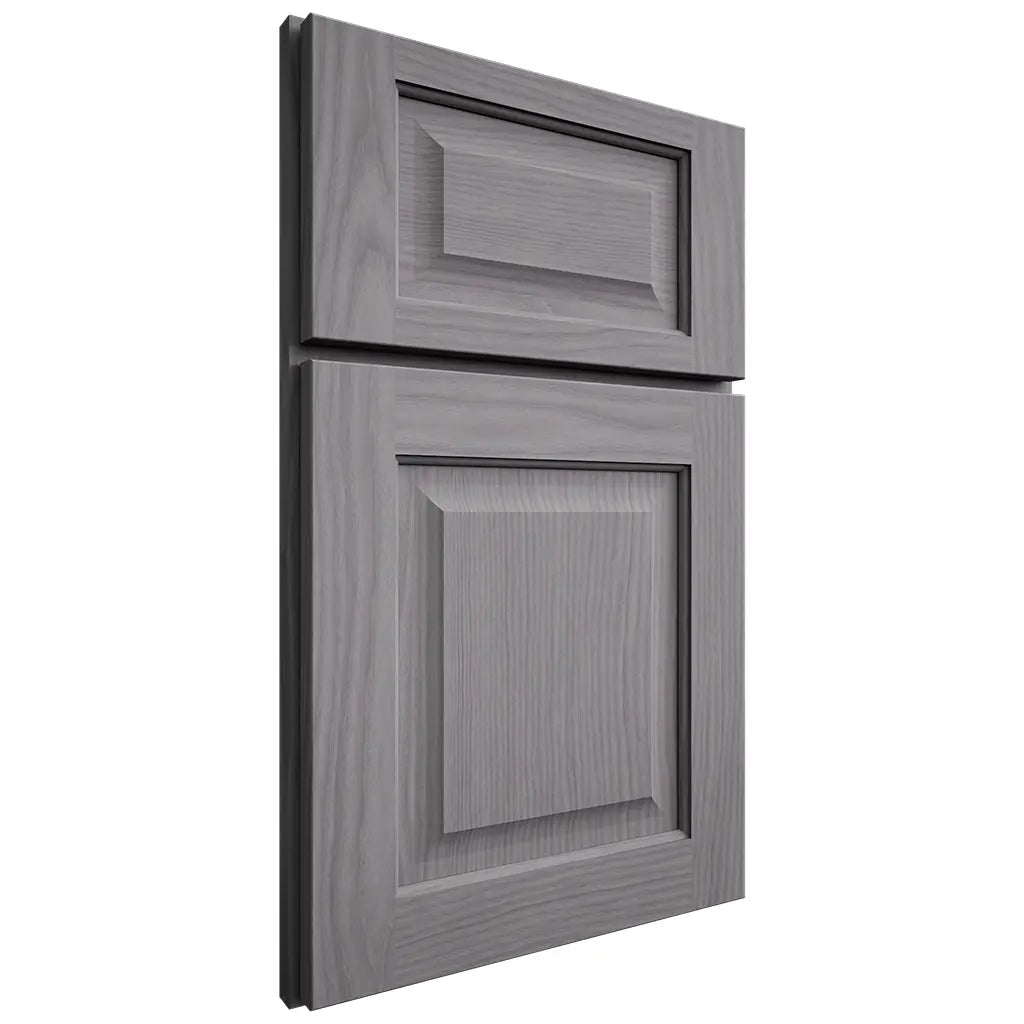 Shiloh Cabinetry Full Overlay Square Raised White Oak Plain Cut Sterling Door