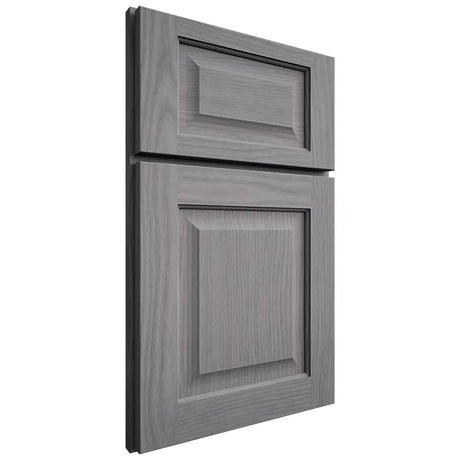 Shiloh Cabinetry Full Overlay Square Raised White Oak Plain Cut Sterling Door