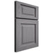 Shiloh Cabinetry Full Overlay Square Raised White Oak Plain Cut Sterling Door