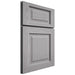Shiloh Cabinetry Full Overlay Square Raised White Oak Plain Cut Stratus Door