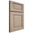 Shiloh Cabinetry Full Overlay Square Raised White Oak Plain Cut Straw Door