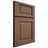 Shiloh Cabinetry Full Overlay Square Raised White Oak Quarter Sawn Autumn Door