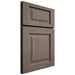 Shiloh Cabinetry Full Overlay Square Raised White Oak Quarter Sawn Clay Door