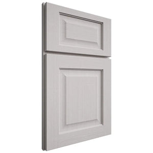 Shiloh Cabinetry Full Overlay Square Raised White Oak Quarter Sawn Cotton Door