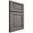 Shiloh Cabinetry Full Overlay Square Raised White Oak Quarter Sawn Flagstone Door
