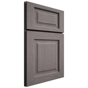 Shiloh Cabinetry Full Overlay Square Raised White Oak Quarter Sawn Flagstone Door