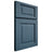 Shiloh Cabinetry Full Overlay Square Raised White Oak Quarter Sawn Hudson Door