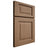 Shiloh Cabinetry Full Overlay Square Raised White Oak Quarter Sawn Medium Door