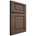 Shiloh Cabinetry Full Overlay Square Raised White Oak Quarter Sawn Mineral Door