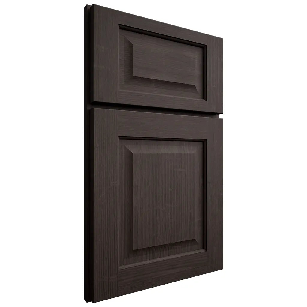Shiloh Cabinetry Full Overlay Square Raised White Oak Quarter Sawn Morel Door