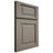 Shiloh Cabinetry Full Overlay Square Raised White Oak Quarter Sawn Thyme Door